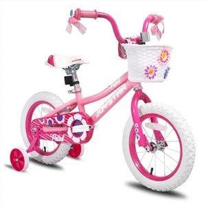 16 Inch Roze Paarse Meisjesfiets voor Kinderen