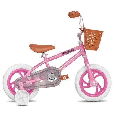 12 inch meisjesfiets met zijwieltjes en mandje voor 2 3 4 jaar oude kinderfietsen BIKE020