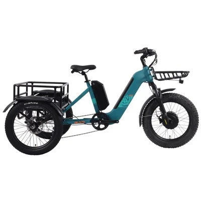 20 inch dikke banden vrachtfiets 36V 350W achterste motor 374/468WH batterij dubbele manden hydraulische remmen